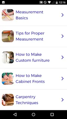 Carpentry Course android App screenshot 3